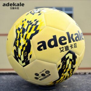 Custom Logo Soccer Ball Official Size 5 PU Leather with Color Changing Feature for Training OEM ODM Available