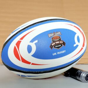 Custom Rugby Balls with Print Logo Image High Quality PVC Leather OEM Manufacturer Official Size for Shool Team Clubs Training